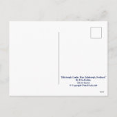 Edinburgh Castle Scotland schilderij van Pola.B.Al Feestdagenkaart (Achterkant)