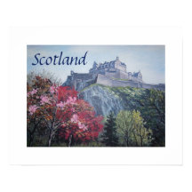 Edinburgh Castle Scotland schilderij van Pola.B.Al