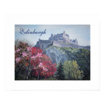 Edinburgh Castle Scotland schilderij van Pola.B.Al
