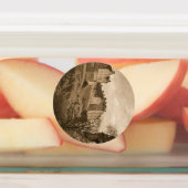 Edinburgh Castle Sepia Photograph Labels (Aangebracht)