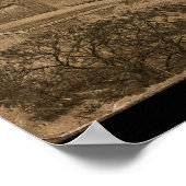 Edinburgh Castle Sepia Photograph Poster (Hoek)