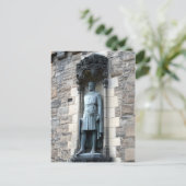 edinburgh castle statue briefkaart (Staand voorkant)