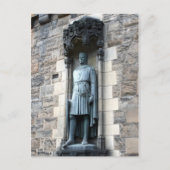 edinburgh castle statue briefkaart (Voorkant)