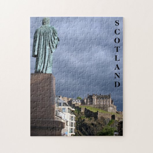 edinburgh castle statue legpuzzel (Verticaal)