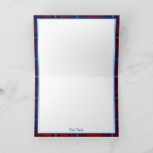 Edinburgh Castle Stewart/Stuart Clan Wenskaart Kaart (Binnen)