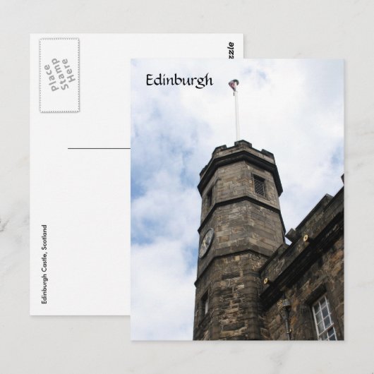 edinburgh castle tower briefkaart (Voorkant / Achterkant)