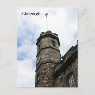 edinburgh castle tower briefkaart