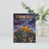 Edinburgh Castle Verenigd Koninkrijk Briefkaart (Staand voorkant)