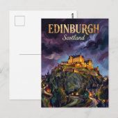 Edinburgh Castle Verenigd Koninkrijk Briefkaart (Voorkant / Achterkant)
