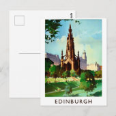 Edinburgh cathedral, Schotland, Verenigd Koninkrij Briefkaart (Voorkant / Achterkant)
