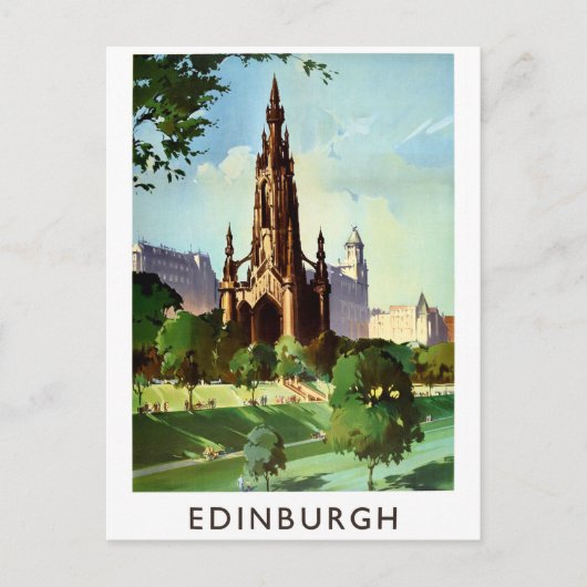 Edinburgh cathedral, Schotland, Verenigd Koninkrij Briefkaart (Voorkant)