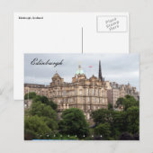 Edinburgh Central Briefkaart (Voorkant / Achterkant)