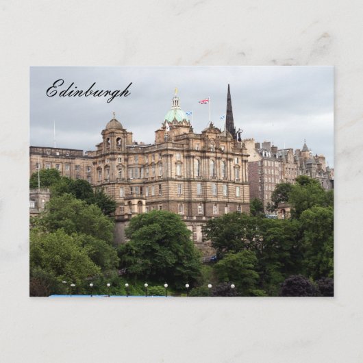 Edinburgh Central Briefkaart (Voorkant)