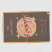 Edinburgh City Schotland UK Groot-Brittannië golfe Golfhanddoek (Horizontaal)