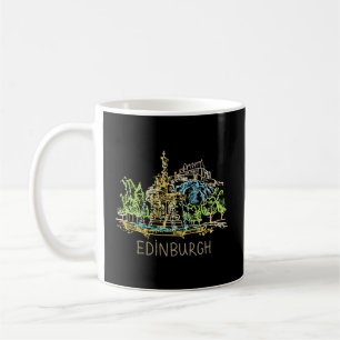 Edinburgh City Scotland UK voor Koffiemok