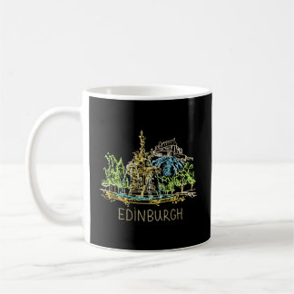 Edinburgh City Scotland UK voor Koffiemok