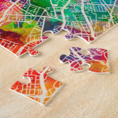 Edinburgh City Street Map Legpuzzel (Zijkant)