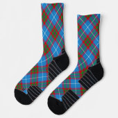 Edinburgh City Tartan Plaid Blue Red Purple Sokken (Links)