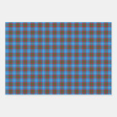 Edinburgh City Tartan Pset Blue Red Paars Inpakpapier Vel (Voorkant 3)