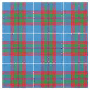 Edinburgh City Tartan Pset Blue Red Paars Stof