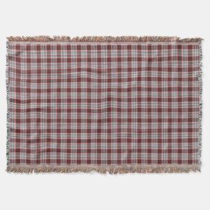 Edinburgh City Tartan Schotse Ruit Blauw Rood Deken
