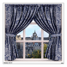Edinburgh Cityscape - Fake Window Uitzicht