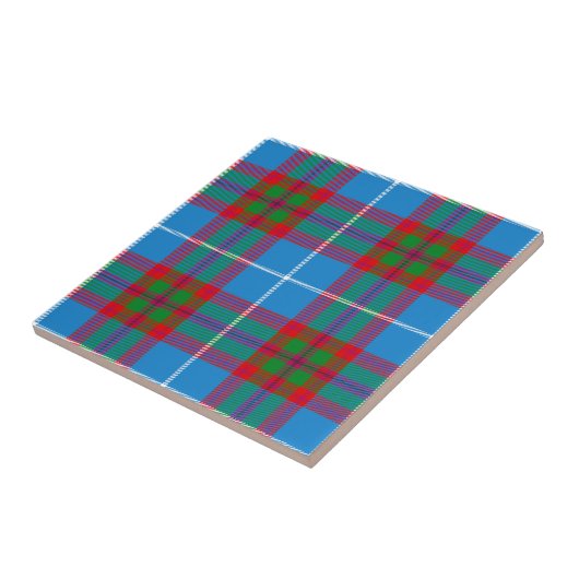 Edinburgh Clan Hunting Tartan Plaid Tegeltje (Zijkant)