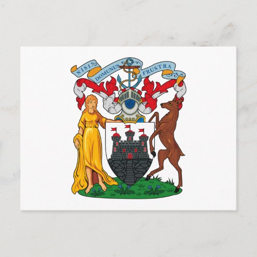 Edinburgh Coat of Arms Briefkaart (Voorkant)