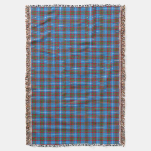 Edinburgh District Pattern Heritage Fleece Deken (Voorkant Verticaal)