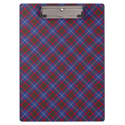 Edinburgh District Tartan Klembord (Voorkant)