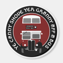  Edinburgh Dubbeldeckerbus Magnet