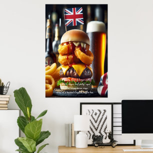 Edinburgh Eats: Pub Grub Glory 24x36 Poster