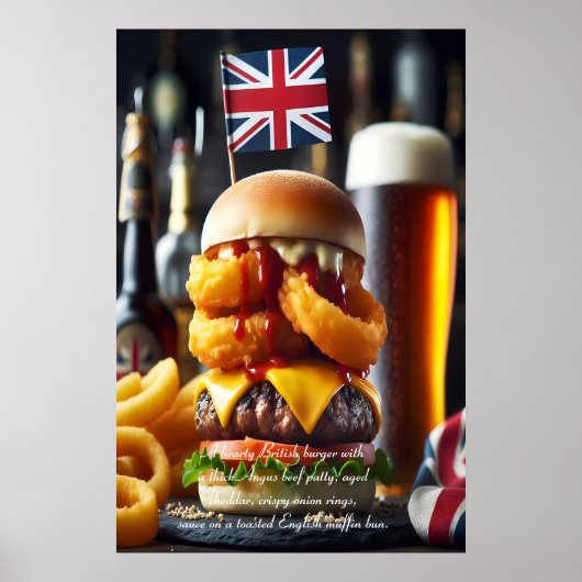 Edinburgh Eats: Pub Grub Glory 24x36 Poster (Voorkant)