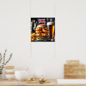 Edinburgh Eats: Pub Grub Glory Poster (Keuken)