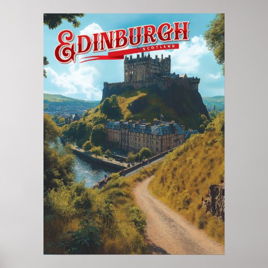 Edinburgh: een mistige Schotse Romance Poster (Voorkant)