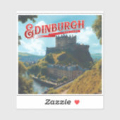 Edinburgh: een mistige Schotse Romance Sticker (Vel)