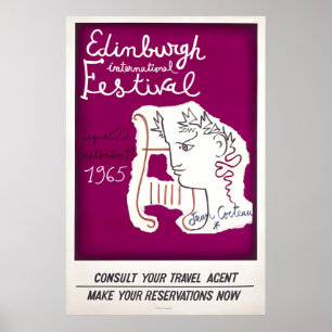 Edinburgh Festival Oude Poster Prints