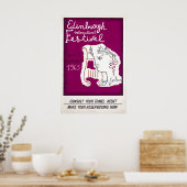 Edinburgh Festival Oude Poster Prints (Keuken)