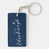 Edinburgh Flag Heart, Edinburgher Sleutelhanger (achterkant)