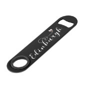 Edinburgh Flag Heart, Edinburgher Speed Flessenopener (Voorkant Gekanteld)