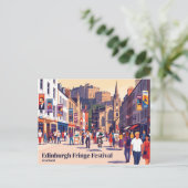 Edinburgh Fringe Festival Schotland Briefkaart (Staand voorkant)