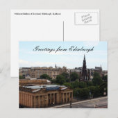 Edinburgh Gallery Briefkaart (Voorkant / Achterkant)