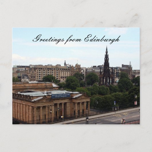 Edinburgh Gallery Briefkaart (Voorkant)