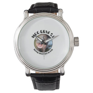 Edinburgh Hippo Pygmy in Schotland- Moo Deng 2.0 H Horloge