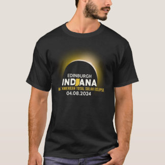 Edinburgh Indiana IN Totale Zonsverduistering 2024 T-shirt