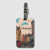 Edinburgh iPad Smart Hoesje Bagagelabel (Voorkant (verticaal))