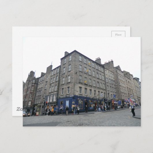 Edinburgh is 's Werelds Einde Tavern Briefkaart (Voorkant / Achterkant)