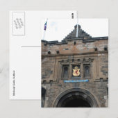 edinburgh kasteel gate arch briefkaart (Voorkant / Achterkant)