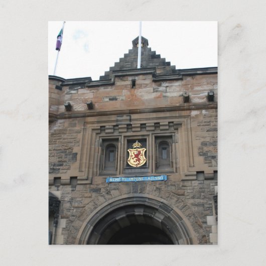 edinburgh kasteel gate arch briefkaart (Voorkant)