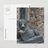edinburgh kasteel leeuw briefkaart (Voorkant / Achterkant)